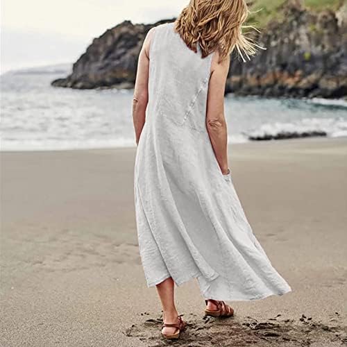 FQZWONG Ljetne haljine za žene 2023 casual na plaži klub seksi izlazak sunca Elegantno odmaralište odjeće odjeće za odmor