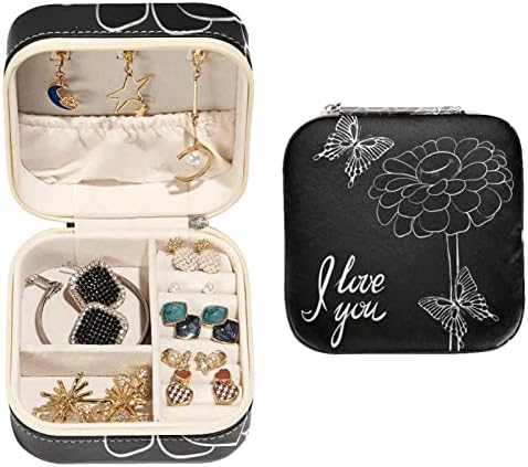 VBFOFBV PU Koža mala kutija za nakit, prijenosni nakit za putovanje za prsten, privjesak, naušnice, ogrlicu, kutije za skladištenje