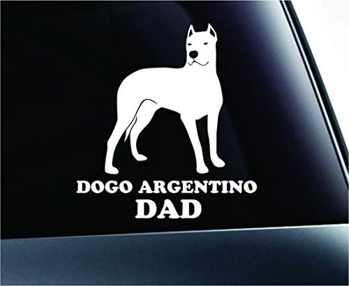 Dogo Argentino tata simbol pasa naljepnica tiskanje pse štenad za kućne ljubimce obiteljska pasmina ljubavni prozor naljepnice za automobile