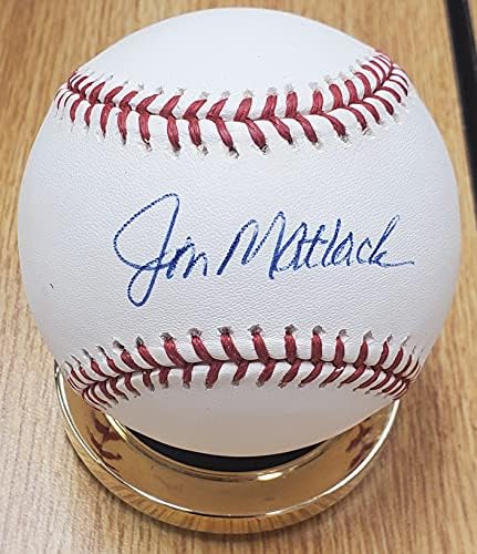 Autografirani Jon Matlack Službeni baseball Major League