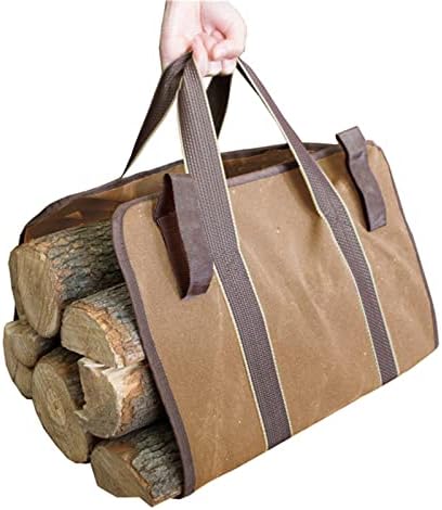 Nosač drva za ogrjev, platnena torba za teške uvjete rada, Torbe za nošenje velikih trupaca prekrivenih voskom, Pribor za peć na drva,
