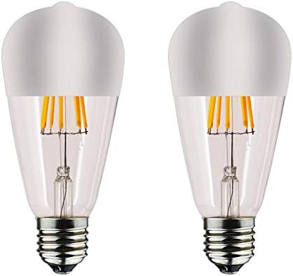 Polu-kromirana 8-vatna prigušiva žarulja 964-inčna ekvivalentna 80-vatna LED žarulja 2700-inčna topla bijela 700-inčna Vintage LED