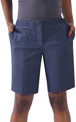 Kelly Klark ženske golf hlače, 9 Stretch casual elegantne bermudske kratke hlače s džepovima dužine koljena planinarenja kratkih hlača