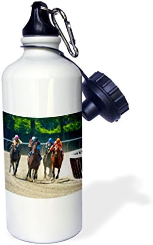 3Drose grupa konja utrka, džokeri Sportska boca vode, 21 oz, bijela