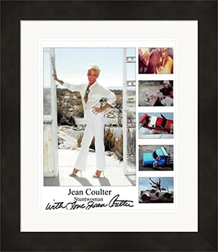Skladište autografa 638000 8 x 10 in. Jean Coulter Autographd Photo - čeljusti Stunt Woman - br.
