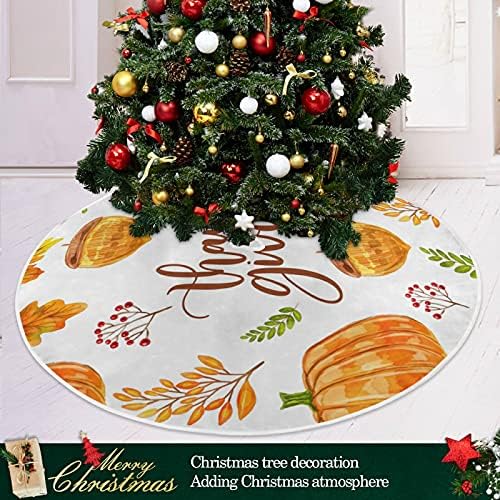 Šarena akvarel Dana zahvalnosti božićno drvce suknje 36inch/48inch dekor za dom za božićne sukne mat za božićne ukrase ukras za zabavu