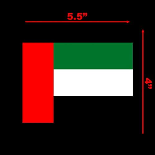 Zastava Ujedinjenih Arapskih Emirata naljepnica zabilježite prijenosno računalo automobila 5,5 x4
