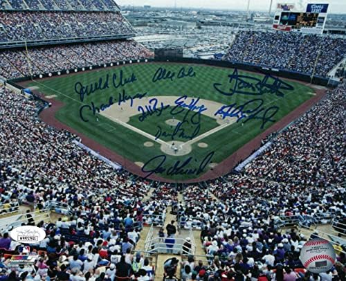 1993. Colorado Rockies Team Autografirani/Potpisani 8x10 Photo 9 Sigs JSA 25647 - Autografirane MLB fotografije