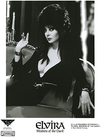 Cassandra Peterson je Elvira Gospodarica tamnog 8 x 10 inča fotografije