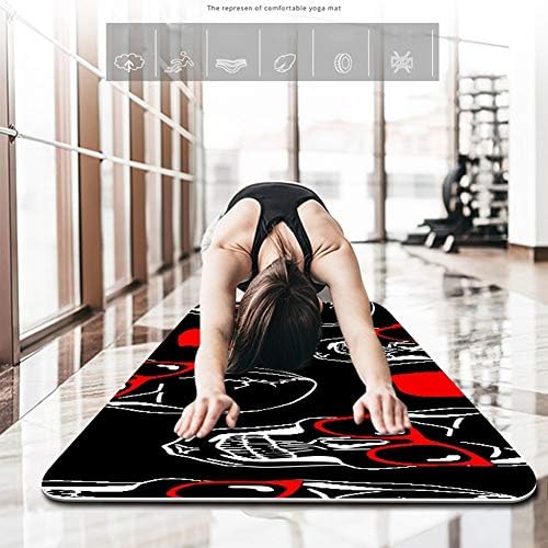 Joga prostirka Protuklizna prostirka za jogu Protuklizna prostirka za vježbanje pilates vježbe na podu fitness dvorana kućno istezanje