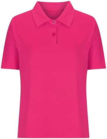 Ženski vrhovi 2023 Ljetna moda V vrat kratki rukavi košulje Drvane ležerne labave tunične bluze s džepom