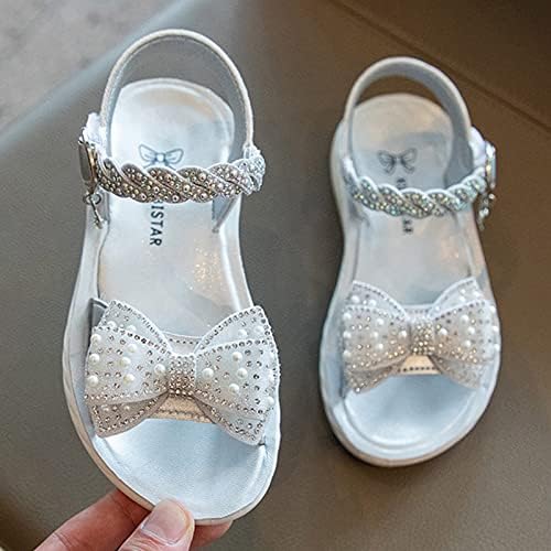Dječje cipele ljeto s dijamantnim sandalama moda djevojčice mekane potplate Dječje cipele Srednje male šetače za male cipele
