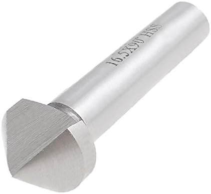Rupa za bušenje 10 mm, promjer rezanja 16,5 mm, rezač za skošenje u srebrnoj boji (Promjer rupe 10 mm, Promjer rupe 16,5 mm, Promjer