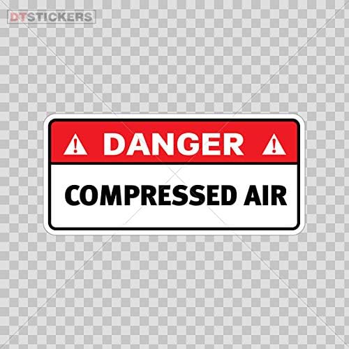 Naljepnice naljepnica opasnost od prozora komprimiranog zraka Jet Ski Ski 6 x 2,79 in.