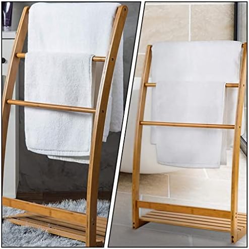 Vanjski stalak za odjeću od bambusa, unutarnji stalak za sušenje odjeće, stalak za ručnike i drveni stabilni stalak za odjeću