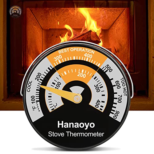 Magnetski termometar za štednjak, termometar za temperaturu peći na drva, mjerač temperature pećnice za peći na drva, plinske peći,