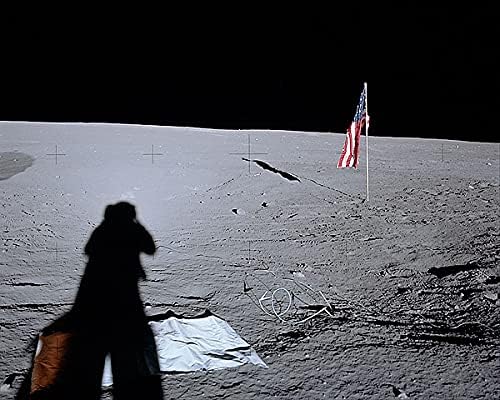 Apollo 12 Alan Bean Shadow on Moon 11x14 Silver Halonide Photo Print
