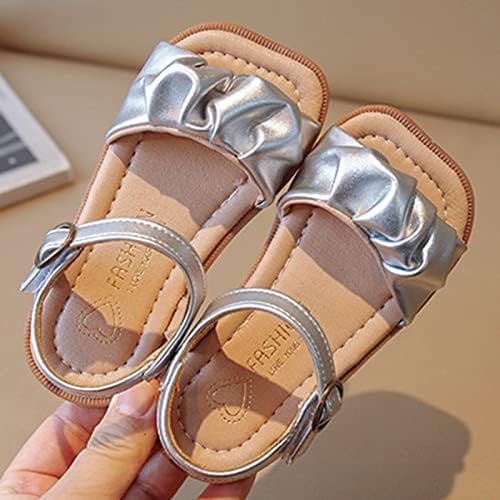 Dječje cipele modne ravne sandale meka površinska anti -sklizana predimenzionirana ležerna otvorena noga sandale sandale za dječake