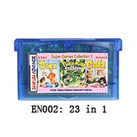 ROMGAME 32 bit en serija Sve u 1 video igrama za kolekciju karata s konzolama Engleski jezik EN002 23 u 1