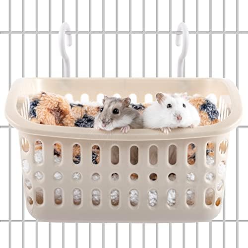 Mewtogo hrčak Viseći krevet s mekim jastučićima- toplim krevetom koji visi u kavezu, kavez za kavez za štakor i staništa za hrčak za