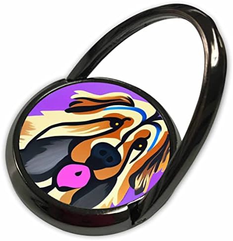 3Drose Cool Smiješno slatka štenaca Leonbergera Kubizma u stilu Picasso stil - Telefonske prstenove