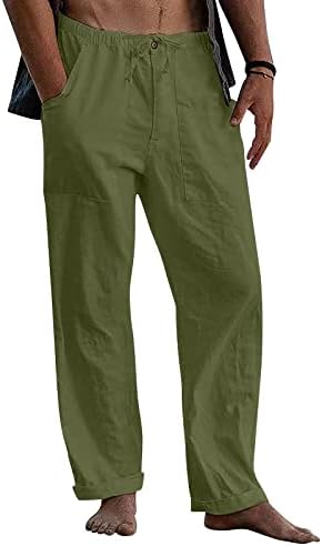 Muške hlače za runo znoj hlače za čovjeka ležerne i udobne ležerne hlače pamučne platnene tiskane hlače