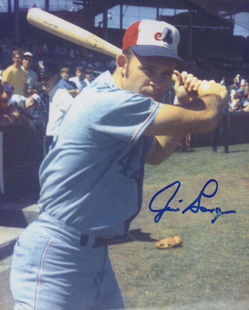 Jim Gosger Montreal Expos potpisao je Autografirani 8x10 fotografija s COA