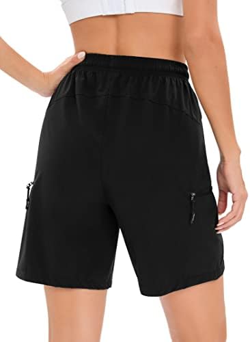 Kojooin ženske planinarske hlače s džepovima s patentnim zatvaračem, lagane brze suhe krema za sunčanje Žene teretne hlače kratke hlače