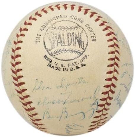 1958. Tim Philadelphia Phillies potpisala je bejzbol Ashburn Roberts +24 Ostali PSA - Autografirani bejzbol