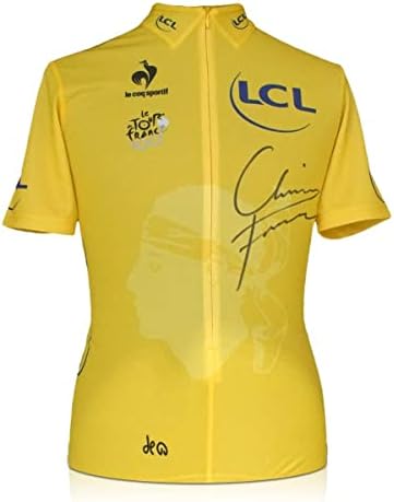 Chris Froome potpisao Tour de France 2013 Yellow Jersey - Autografirani nogometni dresovi