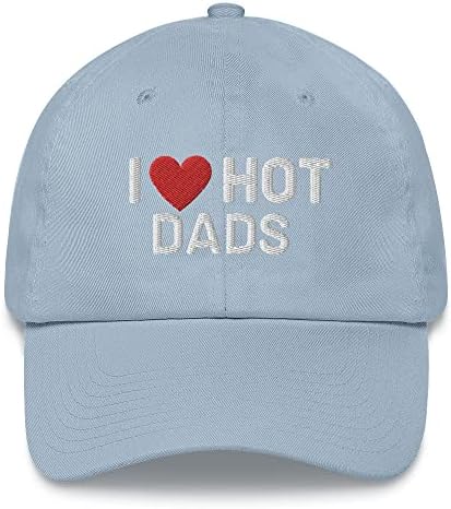 Volim vruće tate srce izvezeni tati šešir R-ocjeni humor smiješni šešir