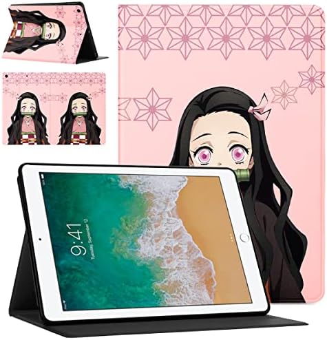 Slatki anime slučaj za iPad 9.7 Case 2018 iPad 6. generacija Slučaj/2017 iPad 5. generacija -Anime tiskani fonda folio naslovnica kožni