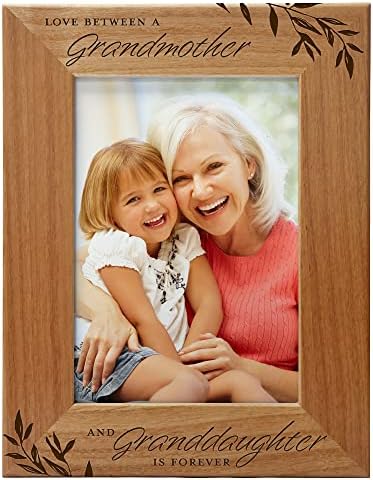 Ljubav između bake i unuke je zauvijek - uklapa se u vertikalni okvir 4x6, portret za baku, bakicu, ugravirani okvir za fotografiju