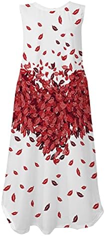 UBST cvjetni print maxi haljina za žene, dugačke haljine na plaži bez rukava dame casual sunce s džepom ljeto