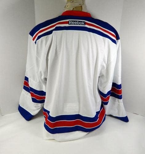 New York Rangers prazna igra izdala je bijeli dres reebok 56 dp40465 - igra korištena NHL dresova