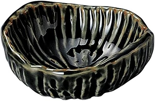 山下 工芸 mala zdjela, 7,6 × 7,2 × 3,2 cm, bijela/crno/crvena