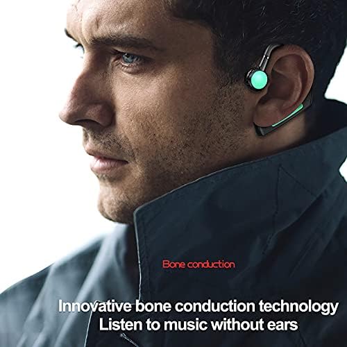 Niaviben bežične kosti Provođenje s jednim ušnim slušalicama Stereo poslovni sportovi Bluetooth slušalice plave