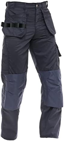 Fashio mens konstrukcija cordura hlače stolarijski alati džepovi s jakim koljenom ojačani rad nošenje sigurnosnih hlača