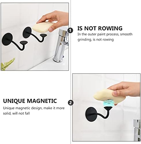 Kabilock zidni držač ključeva za kupaonicu držač sapuna magnetski sapun metalni zidni nosač sapun sapun jelo usisavanje polica sapuna
