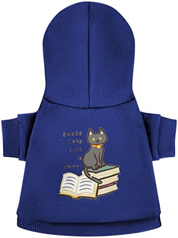 Knjige Mačke Život je slatko jednodijelno pseće kostim odjeće za kućne ljubimce s dodacima za kućne ljubimce za štene i mačku m