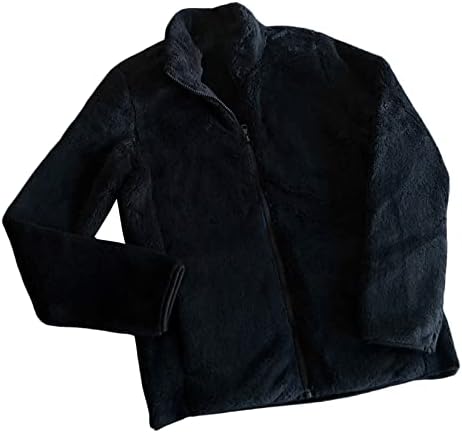 Xydaxin casual jakna za žene dugi rukavi toplo runo stalak za ovratnik pamučna jakna