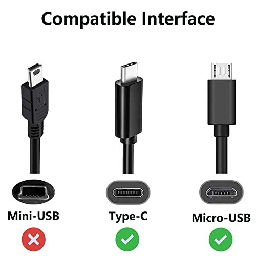 Zamjenski PS4/5 kabel za prijenos kontrolera i kabel za prijenos podataka ， kabel za mikro punjenje kompatibilan s PlayStation 4/5,