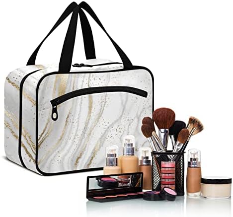 Mramorna toaletna torba za žene organizator torbe za šminku s visećim kukom kozmetičke torbe Viseće toaletne vrećice za žene muškarci