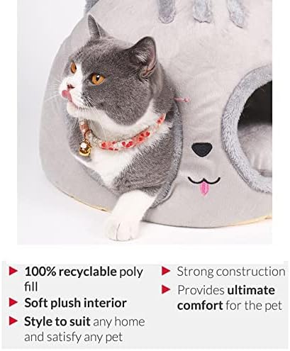 Umjenjivi mačji glava oblik kreveta - krevet za pse - jastuk za prostirku kuću za pseće mačke za opskrbu kućnim ljubimcima dekor kućnih