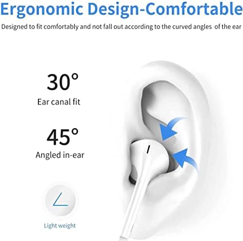 Apple Earbuds s priključkom munje, u ušima Upravljanje stereo buke izolirajući ožičene slušalice ugrađeni mikrofon i kontrola volumena