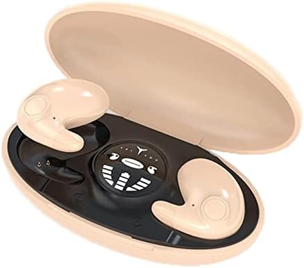 CJUPZI Nevidljivi uši za spavanje, IPX5 Vodootporne slušalice za spavanje s mikrofonom, ultra udobne ušne pupoljke za kontrolu dodira