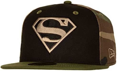 Nova era Superman Camo Panel 59FIFTY FITRETT HAT