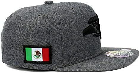 Meksički meksički šešir Hecho en Mexico Eagle Aguila Snapback Flat Bill bejzbol kapica