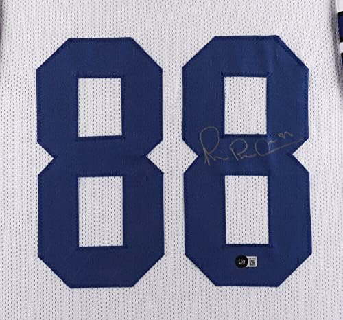 Michael Irvin potpisao je Dallas Cowboys 35x43 uokvireni bijeli dres