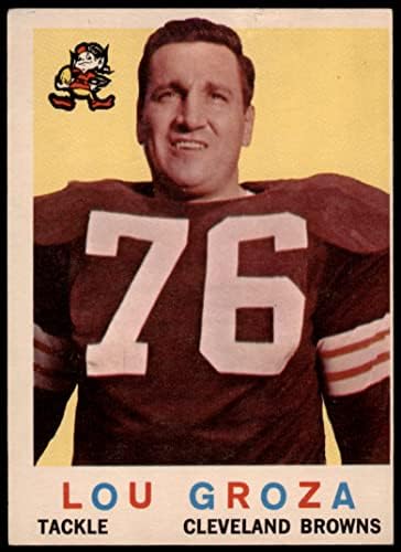 1959. Topps 60 Lou Groza Cleveland Browns-FB Dean's Cards 2-Dobra Browns-FB